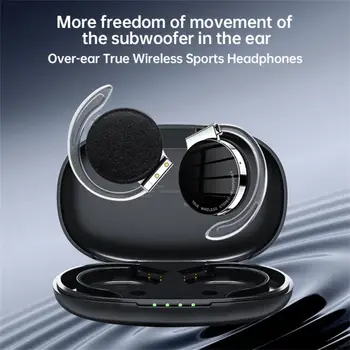 F2 Ouvido do gancho sem Fio de Esportes Fones de ouvido compatível com Bluetooth 5.2 Fone de ouvido Redução de Ruído TWS IPX5 Impermeável Execução Fone de ouvido