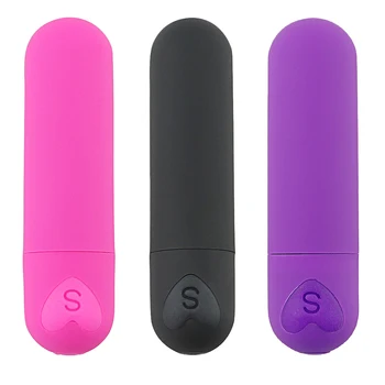 10 Velocidade Mini Bullet Vibrador Plug anal para as Mulheres Impermeável Estimulador de Clitóris Vibrador Vibrador Brinquedos Sexuais para a Mulher de Produtos do Sexo