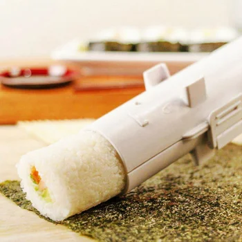 Sushi japonês Bazuca DIY Kit Sushi Molde utensílios de Cozinha Rolo de Arroz de Sushi Maker Molde Ferramenta de Alta Qualidade a Fabricante de Moldes Venda Quente