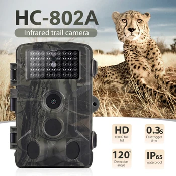 HC802A 16MP de 1080P a vida Selvagem Trilha da Foto da Câmera Trap Infravermelho de Caça Câmeras de Vigilância sem Fio Visão Noturna de Câmera de monitoramento