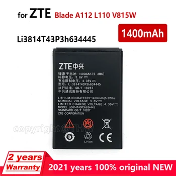 Novo Original Li3814T43P3h634445 1400mAh Para ZTE Blade L110 A112 V815W Baterias do Telefone Móvel Bateria+Número de Rastreamento