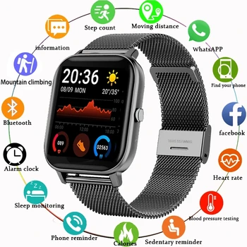 2021 Nova Chamada Bluetooth Smart Watch Homens Mulheres Taxa De Coração Monitorização Da Pressão Arterial De Fitness Tracker Inteligente Relógio Mens Smartwatch
