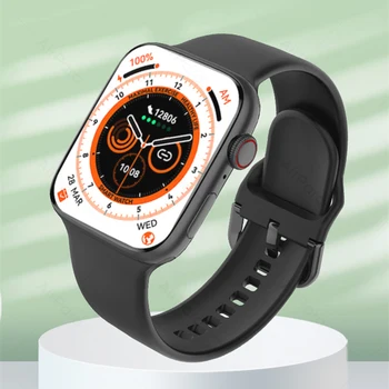 2022 NFC Smart Watch Homens Mulheres Smartwatch Porta de Controle de Acesso 1.9 em HD Tela de Carregamento sem Fio de Discagem de Chamada de Fitness Pulseira