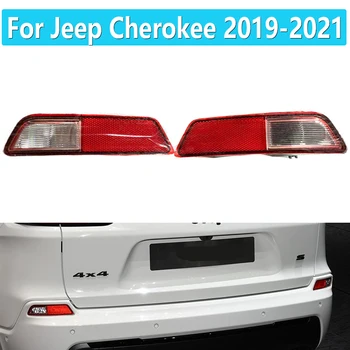 Carro Pára-Choque Traseiro Reflactor Luz Para Jeep Cherokee 2019 2020 2021 S Edição Especial Da Cauda, Luz De Nevoeiro Faróis De Acessórios Do Carro