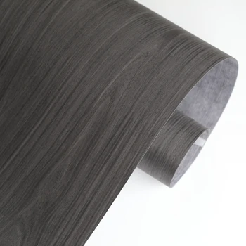 Engenharia de Black OAK Folheados de Madeira Piso de DIY Móveis de Material Natural Quarto de Gabinete Tabela Pele Tamanho 3100MM*Chapa de 580MM