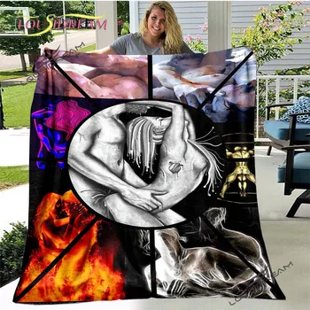 Linda Jogar Manta de Sofá Sexo Cartoon Conforto de Microfibra de Pelúcia Cobertores da Cama para o Sofá e Sofá-Cama de Viagem de Presente