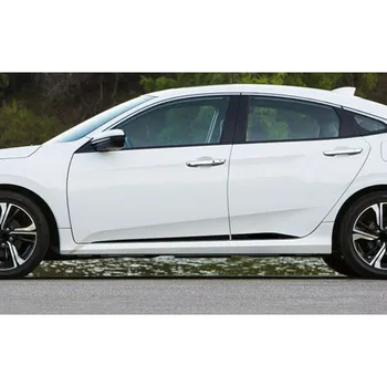 Para Honda Civic 2016-2020 10 Gen Faixa Pré-corte da Porta Lateral da Saia Decal Adesivo de Carro Novo Acessórios de Alta Qualidade E Durab