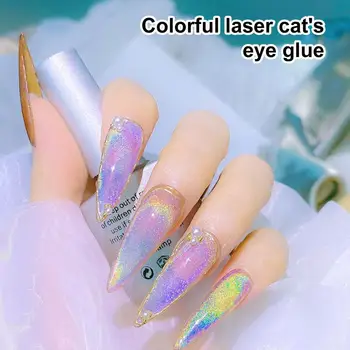 8g esmaltes na Moda Minimalista Universal Colorido Olho de Gato Gel UV para a Menina de esmaltes de Unhas Cola