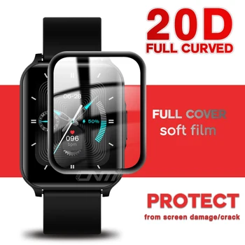 Protetor de tela para Cobrir a Lenovo S2 Pro Smart Watch Suave curva de Proteção de Borda Filme Acessórios para Lenovo S2Pro (Não de Vidro)