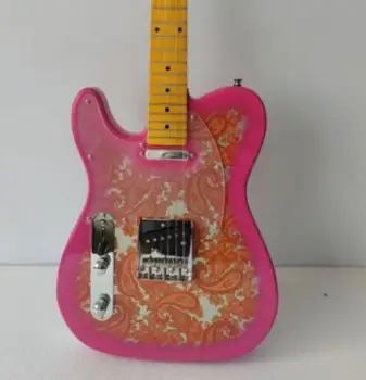 2020 alta qualidade de uma guitarra canhota Factory-made de 6 cordas de uma guitarra elétrica, com pintura vermelha na parte da frente e de trás, customiza