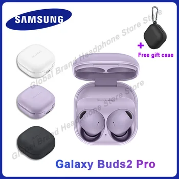 Original Samsung Galaxy Buds2 Pro sem Fio Bluetooth Fone de ouvido Sports Execução de Carregamento sem Fio de Fone de ouvido Fones de ouvido +Case versão HK