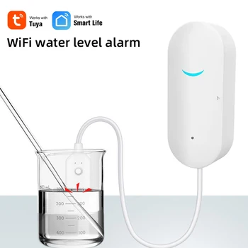 Tuya Vida Inteligente wi-Fi Vazamento de Água, Detector de Vazamento de Água,Monitor do Sensor,Notificação de Aplicativo,em Casa Smart Phone APP de Controle Remoto