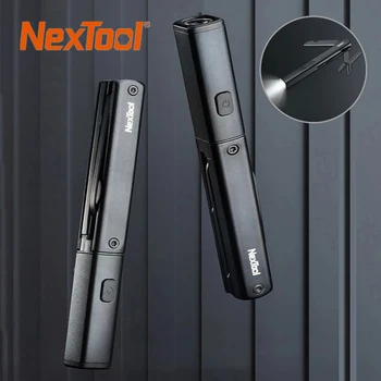 NexTool Multifuncional 3 em 1 Lanterna Tesoura Faca Recarregável USB IPX4 Impermeável Portátil ao ar Livre Ferramentas