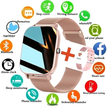 2021 Nova Mulher Chamada Bluetooth Smartwatch Para Homens HD de Marcação Personalizado Tela de Toque de Música Bluetooth Fitness Esportes de Smart Watch Senhoras