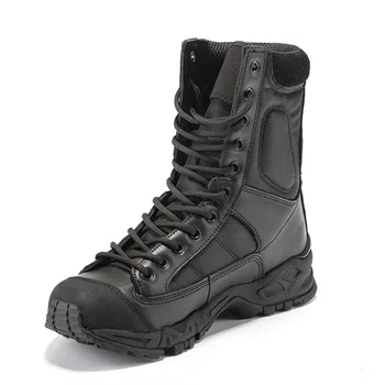 Novo Esporte Homens do Exército de Combate Tático Botas de Caminhadas ao ar livre Deserto de Couro, Ankle Boots Militares do sexo Masculino Combate Sapatos Botas Hombre tyh78