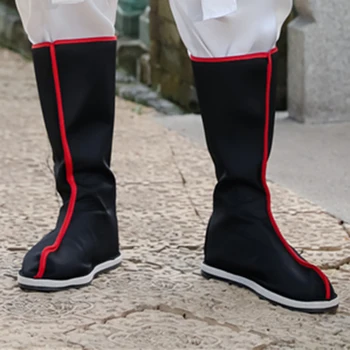 De Estilo Tradicional Chinês Hanfu Sapatos Homens Mulheres Espadachim Cavaleiro De Desempenho De Cosplay Traje Botas Antigos Retrô Calçado Casual