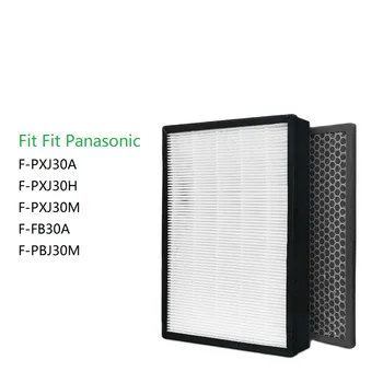 para Panasonic Purificador de Ar F-PXJ30A F-PXJ30H F-PXJ30M F-FB30A F-PBJ30M Filtro HEPA F-ZXJP30C Filtro de Carbono F-ZXJD30Z Filtro