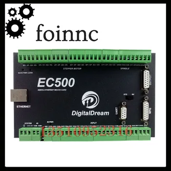 CNC Mach3 Ethernet Controlador de Movimento EC500 460kHz 3/4/5/6 Eixo Cartão de Controle de Movimento para a máquina de trituração