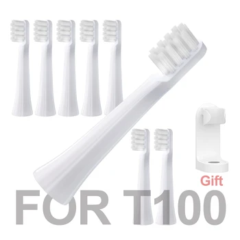 Cabeças de Escova de substituição Para XIAOMI MIJIA T100 Sonic Escova de dentes Elétrica do Vácuo DuPont de Cerdas Macias Adequado de Bicos de 12pcs