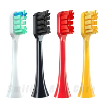 A Escova de dentes elétrica Cabeça Para Apiyoo A7/P7/G7/Y8/T9/Pikachu SUP/ Soft Cabeças de Escova Inteligente Limpo Clareamento Cabeças de Escova de Substituição