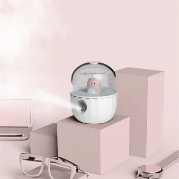200ML Bonito dos desenhos animados Boneca Umidificador de Ar Ultra-sônico Aroma Difusor de óleos Essenciais Para a Home do USB do Carro de Nebulizador Fabricante de Neblina Ar Fresco