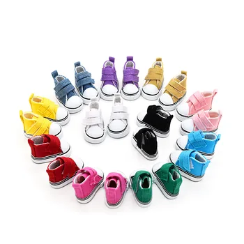 1Pair Boneca de moda de Sapatos Para o Brinquedo Sortidas Sapatos de Tênis para Mini Boneca Sapatos de Boneca russa, Acessórios 8colors 5cm