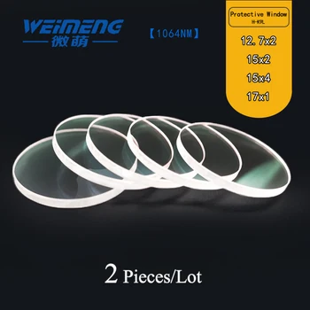 Weimeng De Proteção Do Laser Windows Diâmetro.12.7 15 17 para a Fibra de Laser 1064nm de corte a laser, solda, máquina de gravura