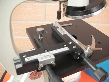 Metal Acoplável a Fase Mecânica X-Y Palco Móvel com Escala Régua Microscópio com Acessórios para XSP Microscópio Biológico