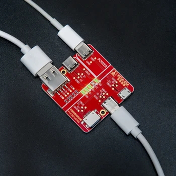 QIANLI MEGA-IDEIA-do-Cabo USB Testador de Cabo de Dados de Teste da Placa do PWB Para o iPhone Android USB Tipo-C Lightting Data Cabo-Detecção de Fora
