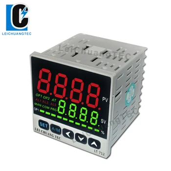 0-10V entrada display LED controlador de Temperatura do PID 72x72mm, SSR/Relé/4-20mA/0-10V saída
