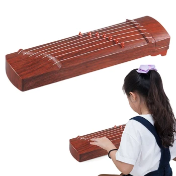 Miniatura Guzheng Crianças a Prática de Guzheng de Música, Brinquedos Guzheng de Meninos Meninas rapazes raparigas Crianças Exibir Mini Enfeites Artesanais de Decoração de Casa