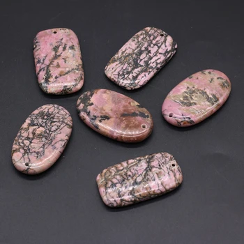 Natural Agates Pedra Pendente de Encantos Irregural Forma de Rede Pingente de Pedra Para as Mulheres Fazer a Jóia Colar de DIY