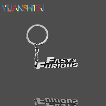 Fast & Furious Chaveiro de Metal para o sexo Masculino Melhores Amigos Letra Chaveiros Chaveiro Porte Clef A Tecla de velozes e Furiosos Jóias