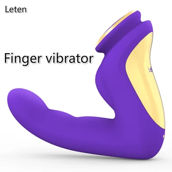 Leten dedo de Brinquedos Sexuais da Mulher do Ponto de G Vibrador de Sucção Vagina, Clitóris Estimulador de Brinquedos Sexuais Vibrador para as Mulheres da Buceta Masturbador brinquedos