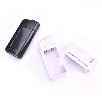 Universal USB Portátil de Emergência 2 AA Extensor de Bateria do Carregador de Alimentação de Banco de Abastecimento de Caixa Para o iPhone, Telefone Móvel, MP3, MP4