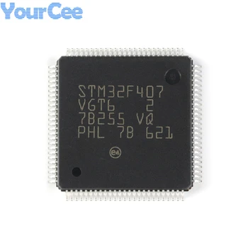 STM32F407VGT6 LQFP-100 Cortex-M4 de 32 bits do Microcontrolador-MCU