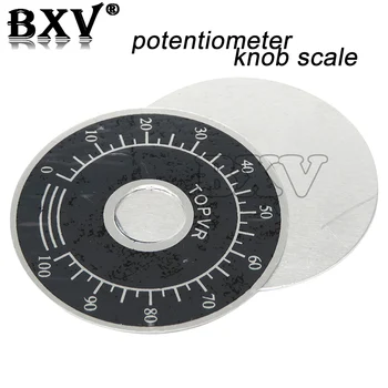 50PCS/MONTE 0-100 WTH118 botão potenciómetro digital em escala de escala pode ser equipado com WX112 TOPVR IBUW
