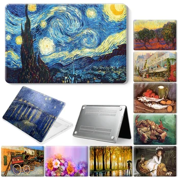 Pintura a óleo Art Caso de Laptop para Huawei MateBook D14/D15/13/14 AMD Intel MateBook X 2020/X Pro /Honra MagicBook 15/X15 Pro 16.1