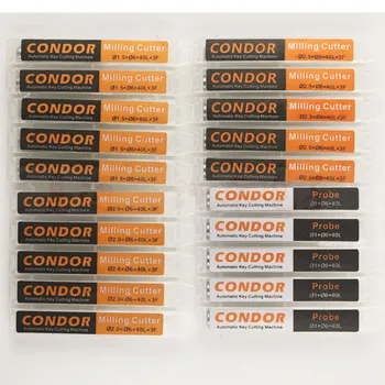Original Condor Fresa de 1,5 mm 2,0 mm 2,5 mm para IKEYCUTTER CONDOR XC-007 XC-002 e Condor XC-MINI Máquina de Corte Chave