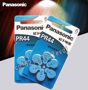 30PCS/MONTE PR44 pilhas para aparelhos Auditivos para Panasonic 675 A675 Surdos-auxílio Audiphone Coclear Pilhas Botão 11,6 mm*5,4 mm