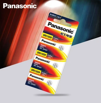 3PCS Panasonic Original SR616SW 321 de Óxido de Prata D321 321 GP321 1.55 V Moeda Bateria 6,8 MM*1,6 MM Made in Japan