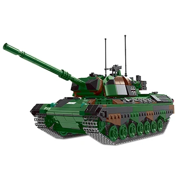 Novo Xingbao Alemanha Militares do Exército Tijolos 1145pcs Kampfpanzer Leopard 1 Tanque Principal de Batalha Blocos de Construção MOC Tijolos de Brinquedos Para Meninos