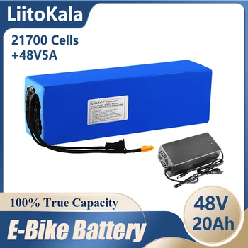 LiitoKala Original 48V 20AH Ebike Bateria de 48V 1500W para elétrico da bateria da bicicleta para a bicicleta Poderosa bicicleta elétrica bateria XT60