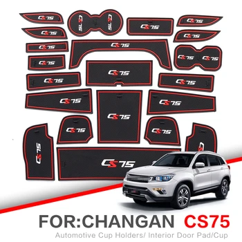 ZUNDUO Portão de fenda almofada Para Changan CS75 2013-2019 Porta Groove Tapete Automotivo Interior de Não-derrapante Esteiras de Pó de Tapetes