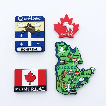 Montreal, Quebec, Canadá geladeira adesivo Cultura Local Turismo Memorial Artesanato Decorativo Magnético de Plástico PVC Imãs de Geladeira
