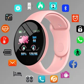 Rodada Digital Inteligente Do Esporte Relógio De Mulheres Relógios De Led Digital Eletrônico Bluetooth Fitness Relógio De Pulso Dos Homens Miúdos Horas Dropshipping