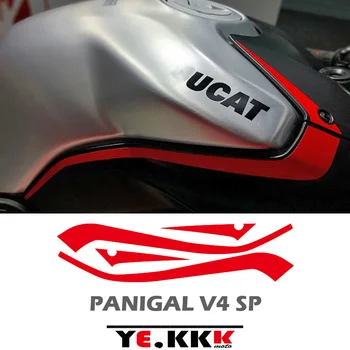 Para a Ducati Panigale V4 V4R V4S V4SP Personalizado Tanque de Combustível etiqueta Autocolante Vermelho Tamanho Padrão de Cores Personalizadas