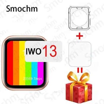 Smochm IWO 13 Pro V56 Tela Infinita Carregador sem Fios 44MM 40MM Impermeável Smart Watch Compatível com Bluetooth para o Iphone Android