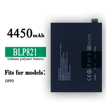 BLP821 Original Bateria de Substituição Para o OPPO Telefone Móvel BLP 821 4450mAh de Alta Qualidade, Built-in 4450mAh de Lítio Baterias mais Recente