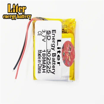 3.7 V bateria de lítio 032525 302525 180MAH bateria Bluetooth